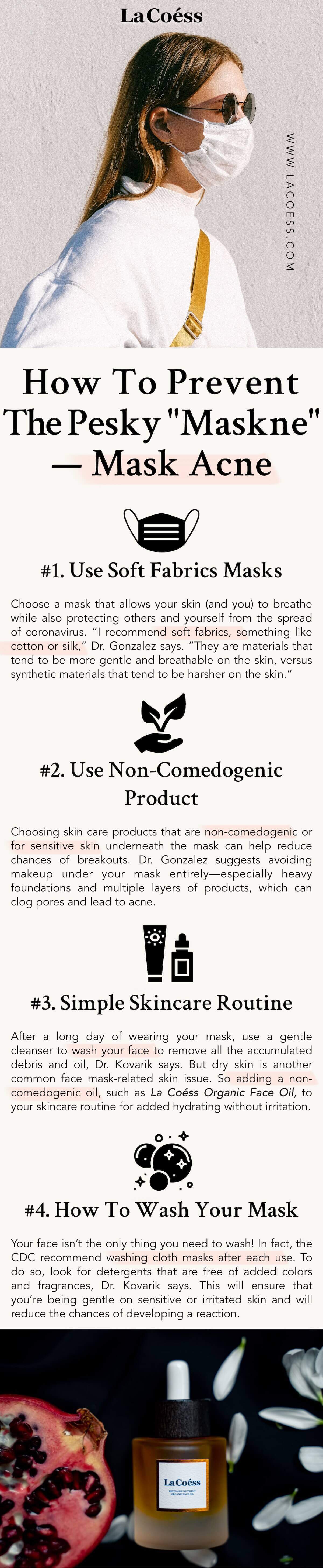 How To Prevent The Pesky "Maskne" - Mask Acne